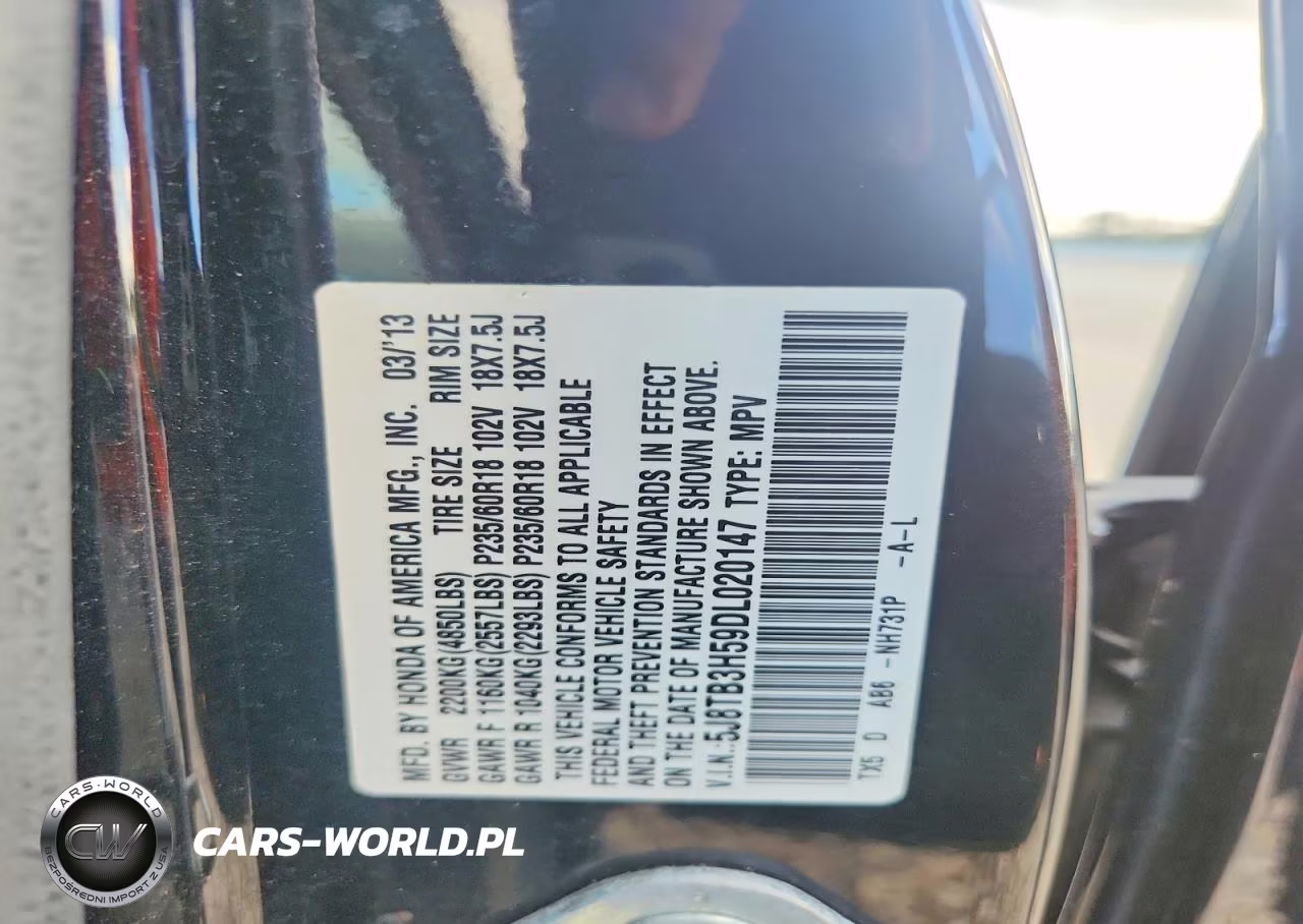 2013 Acura Rdx Technology VIN:5J8TB3H59DL020147 - 12