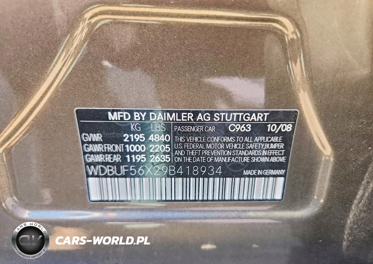 2009 Mercedes-Benz E 350 VIN:WDBUF56X29B418934 - 12