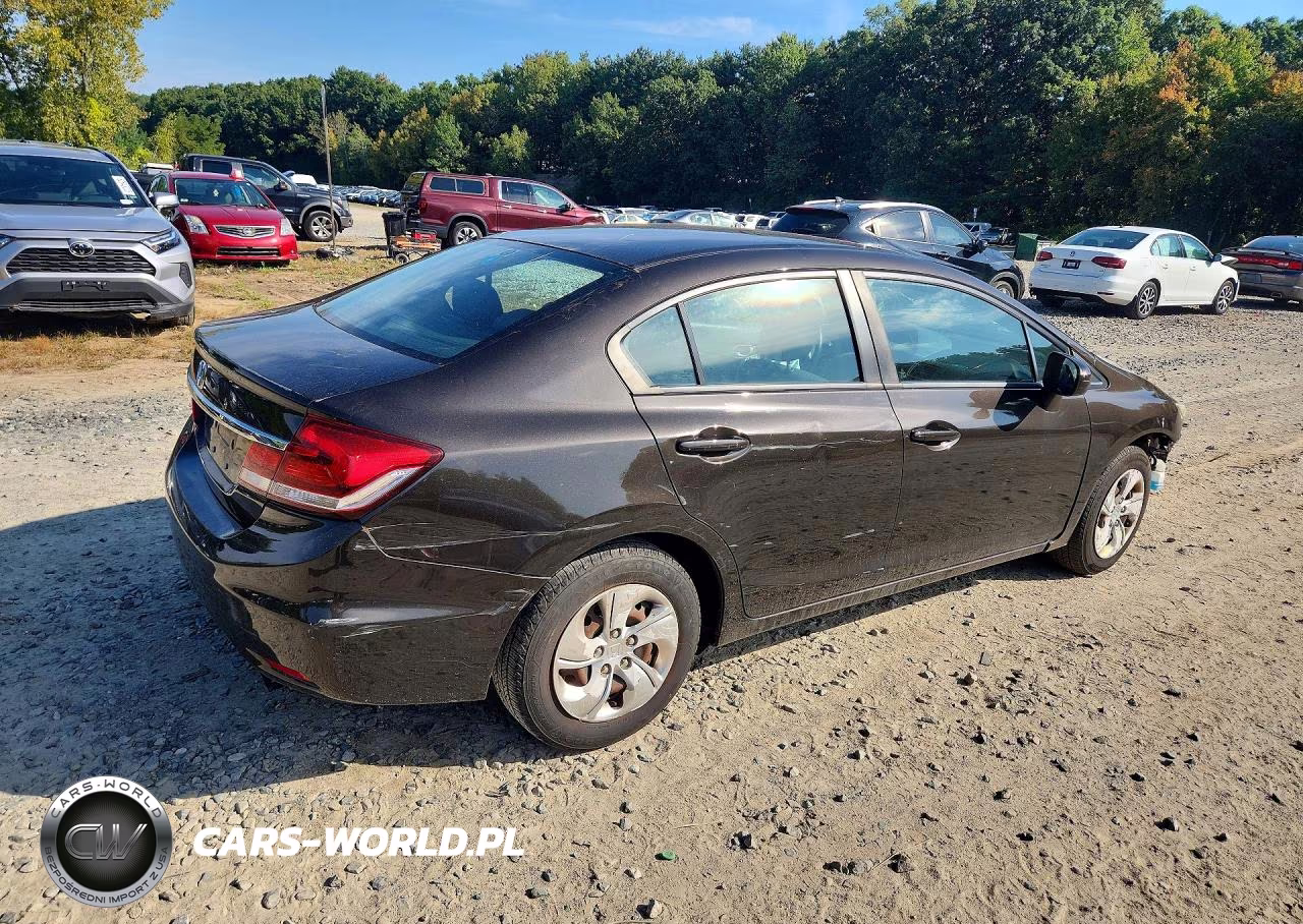 2014 Honda Civic Lx VIN:2HGFB2F54EH510715 - 3