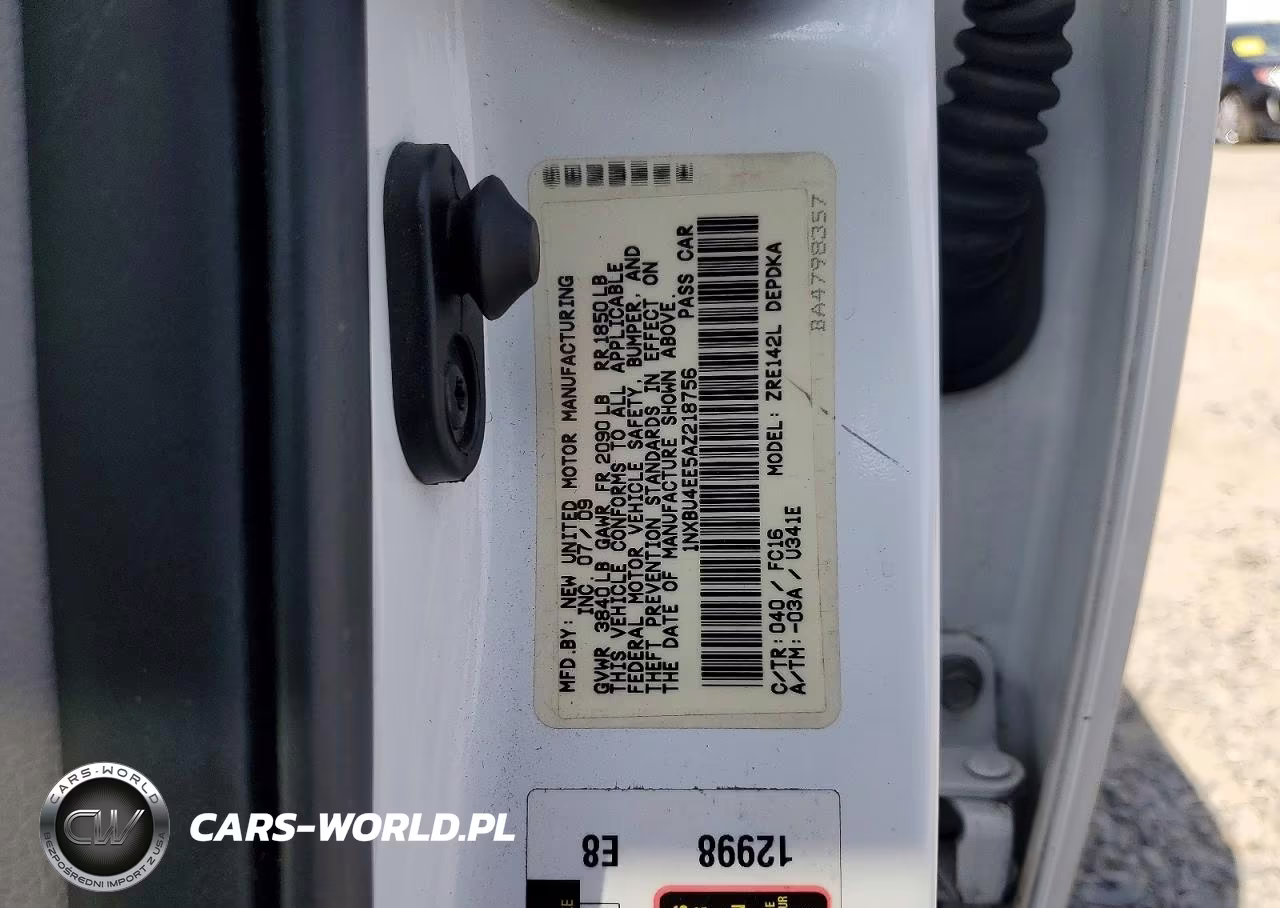 2010 Toyota Corolla Le VIN:1NXBU4EE5AZ218756 - 12