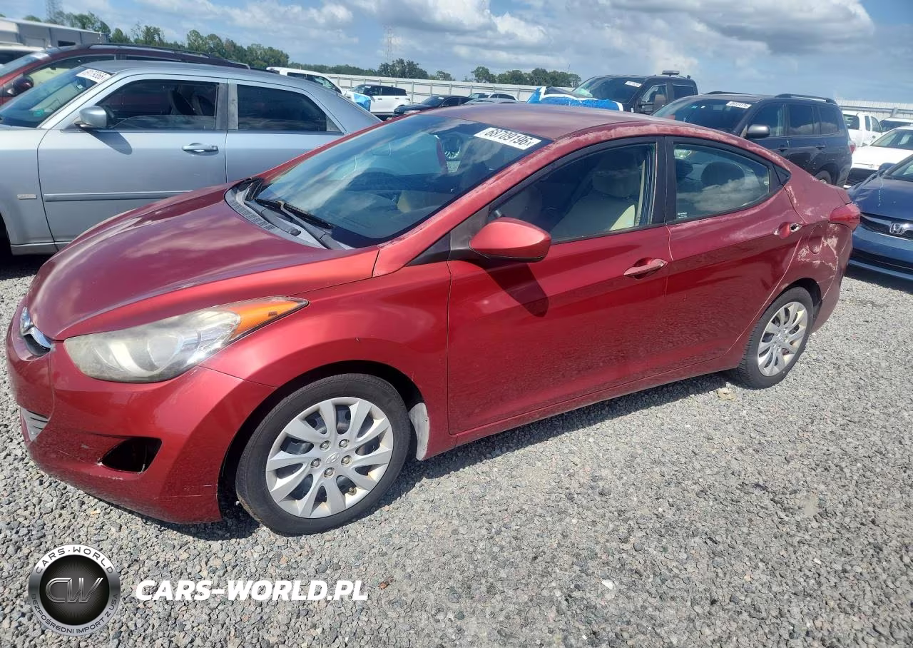2013 Hyundai Elantra Gls VIN:5NPDH4AE9DH193270 - 1