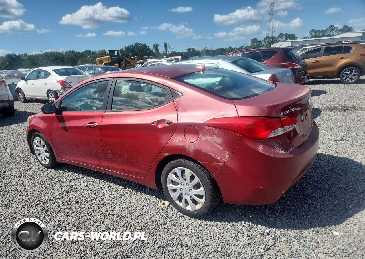 2013 Hyundai Elantra Gls VIN:5NPDH4AE9DH193270 - 2