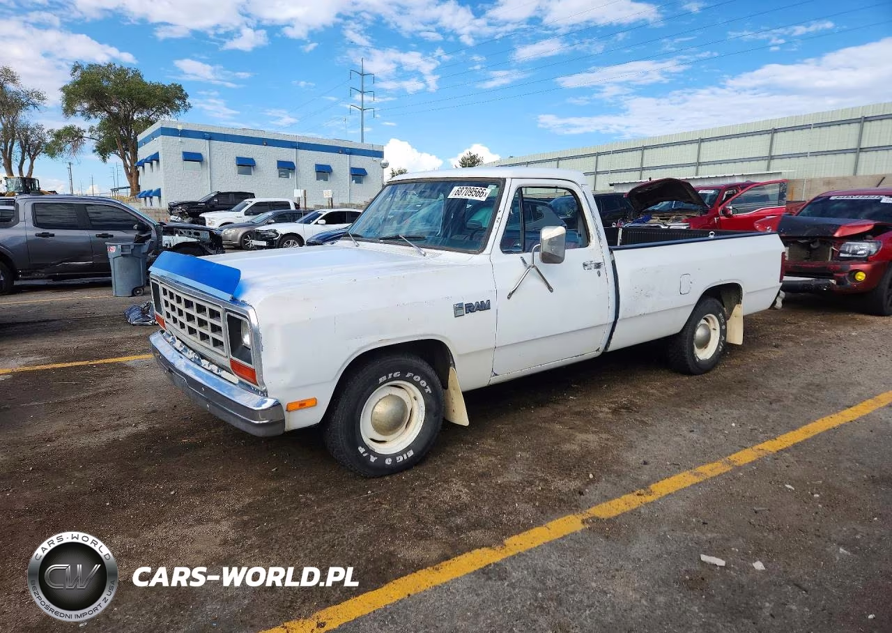 1983 Dodge D-Series D150 VIN:1B7GD14T8DS506246 - 1