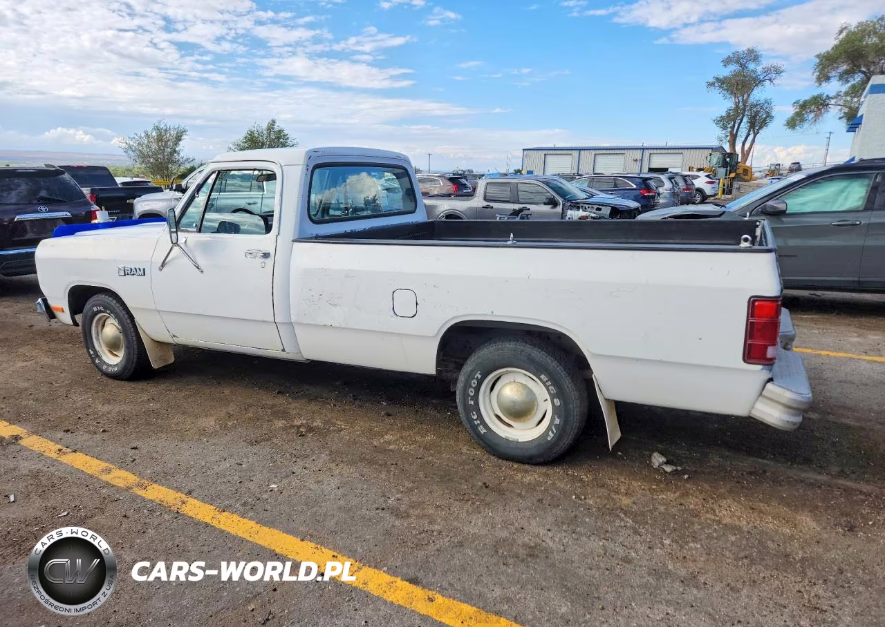 1983 Dodge D-Series D150 VIN:1B7GD14T8DS506246 - 2