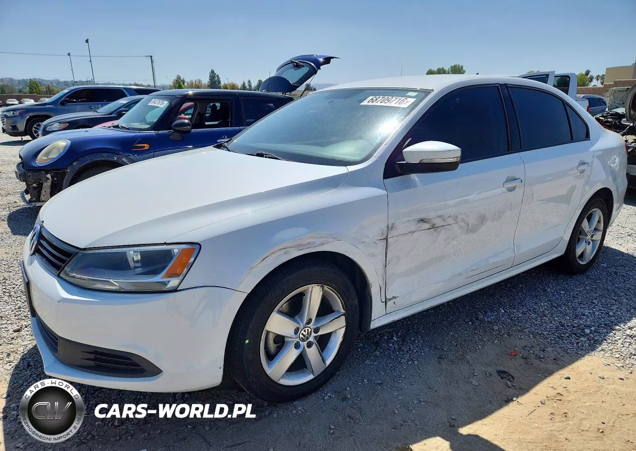 2014 Volkswagen Jetta Se VIN:3VWD17AJ4EM407626 - 1