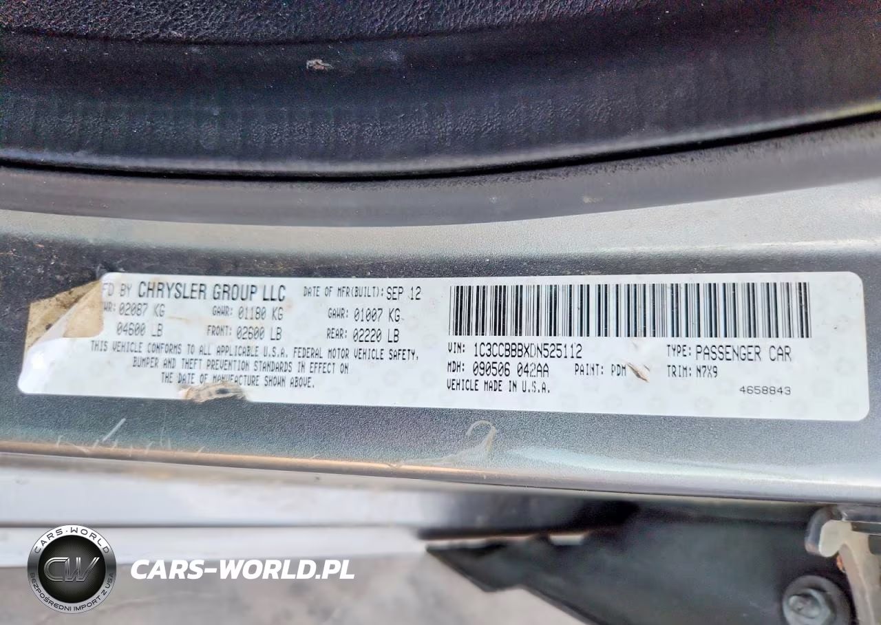 2013 Chrysler 200 Touring VIN:1C3CCBBBXDN525112 - 12