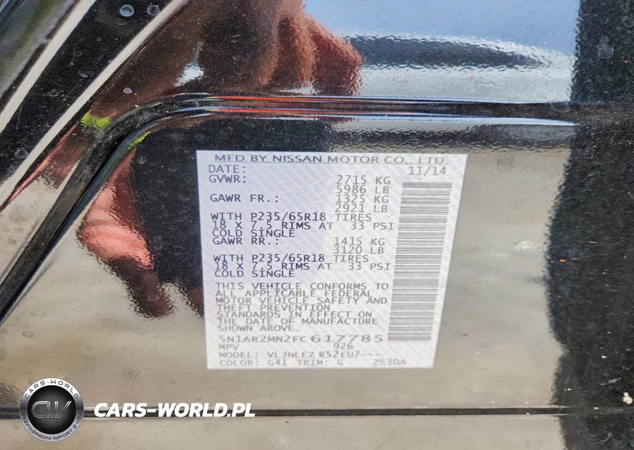 2015 Nissan Pathfinder S VIN:5N1AR2MN2FC617785 - 13