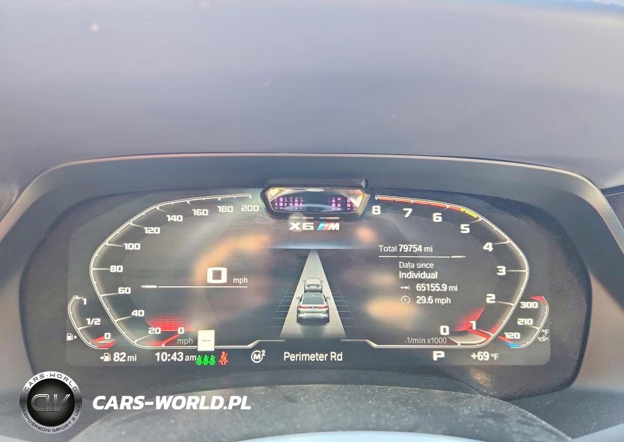 2020 BMW X6 M VIN:5YMCY0C01L9B05643 - 9