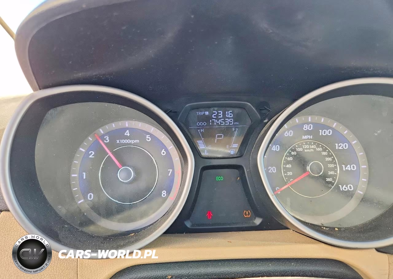 2013 Hyundai Elantra Gls VIN:KMHDH4AEXDU654123 - 9