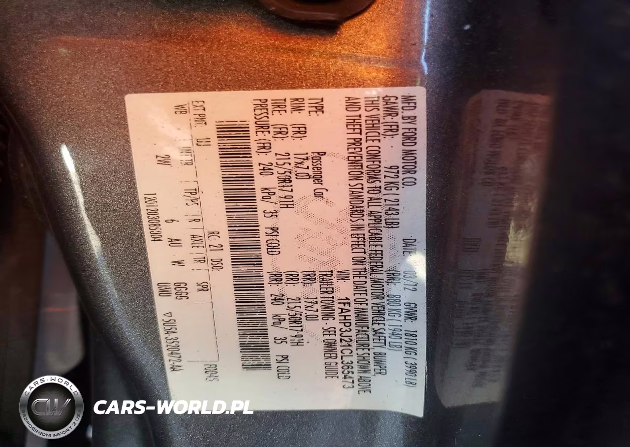 2012 Ford Focus Titanium VIN:1FAHP3J21CL365473 - 12