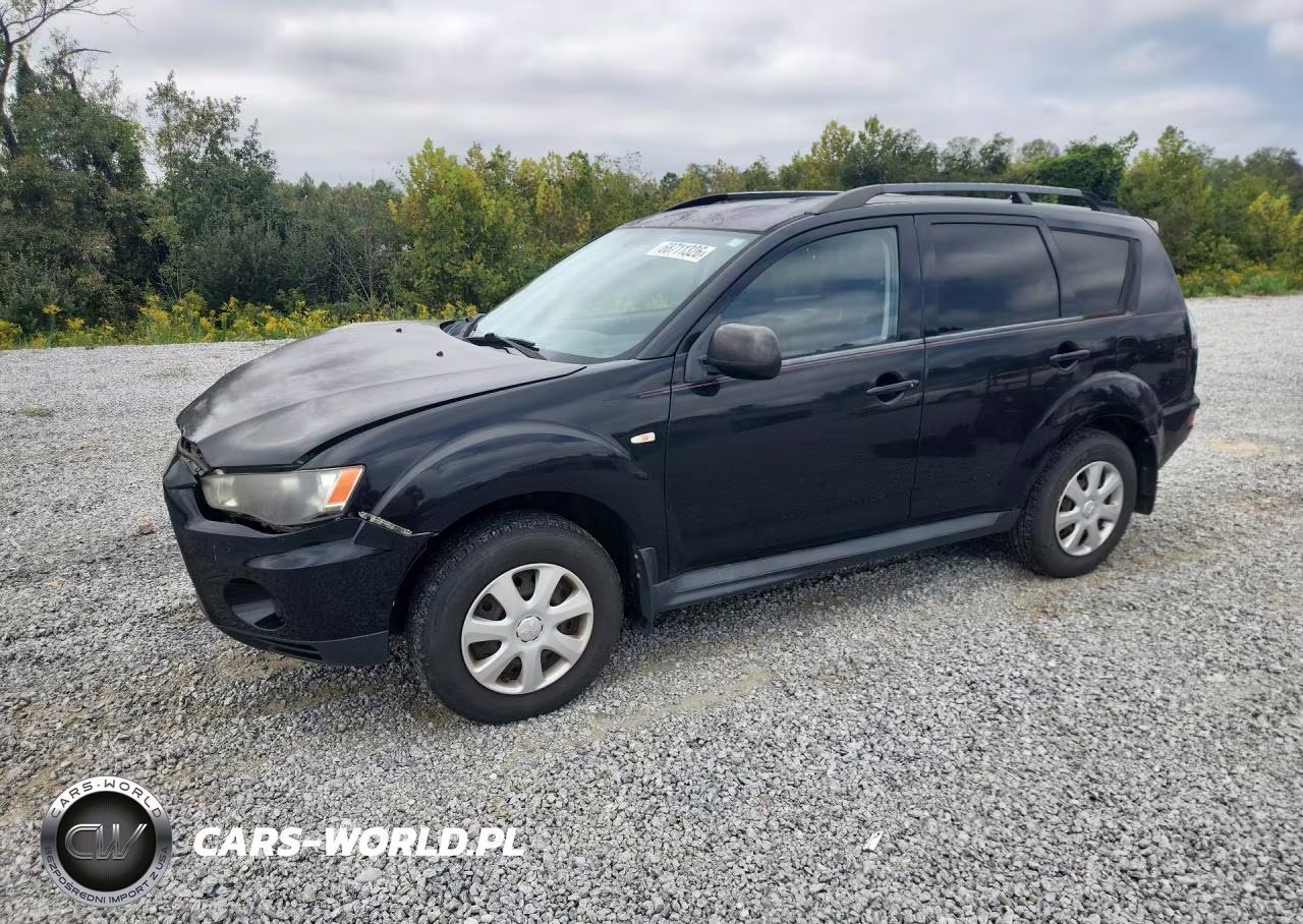 2012 Mitsubishi Outlander Es VIN:JA4AS2AW3CU027505 - 1