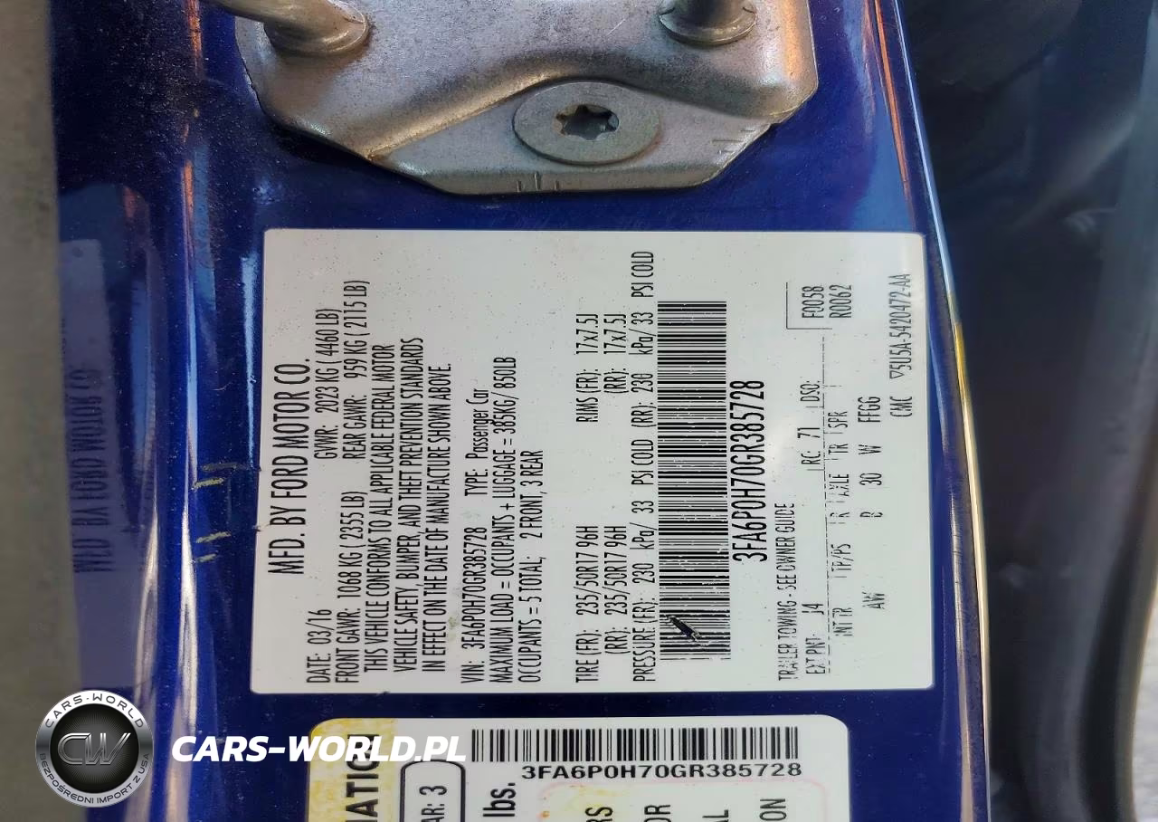 2016 Ford Fusion Se VIN:3FA6P0H70GR385728 - 12