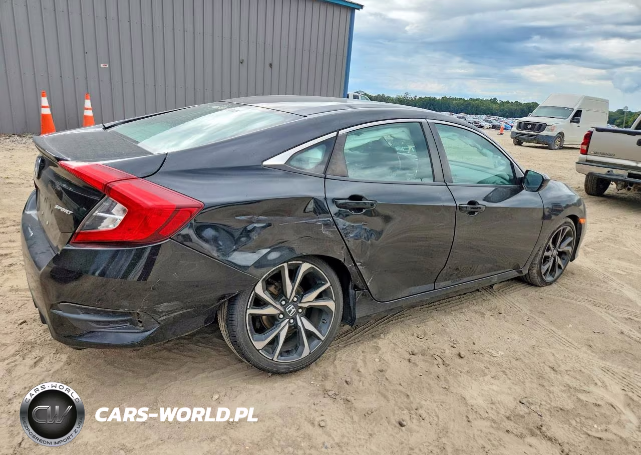 2019 Honda Civic Sport VIN:2HGFC2F80KH596057 - 3