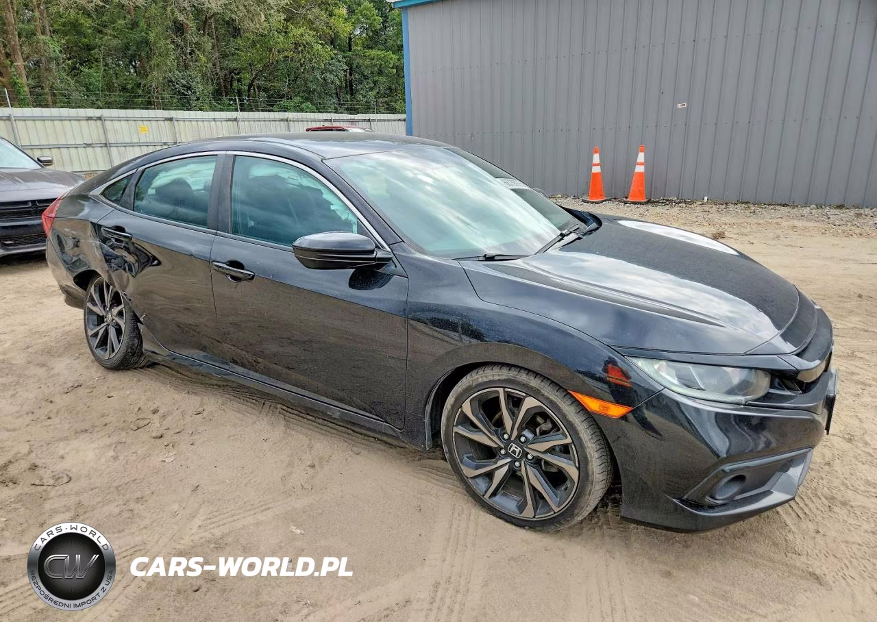 2019 Honda Civic Sport VIN:2HGFC2F80KH596057 - 4
