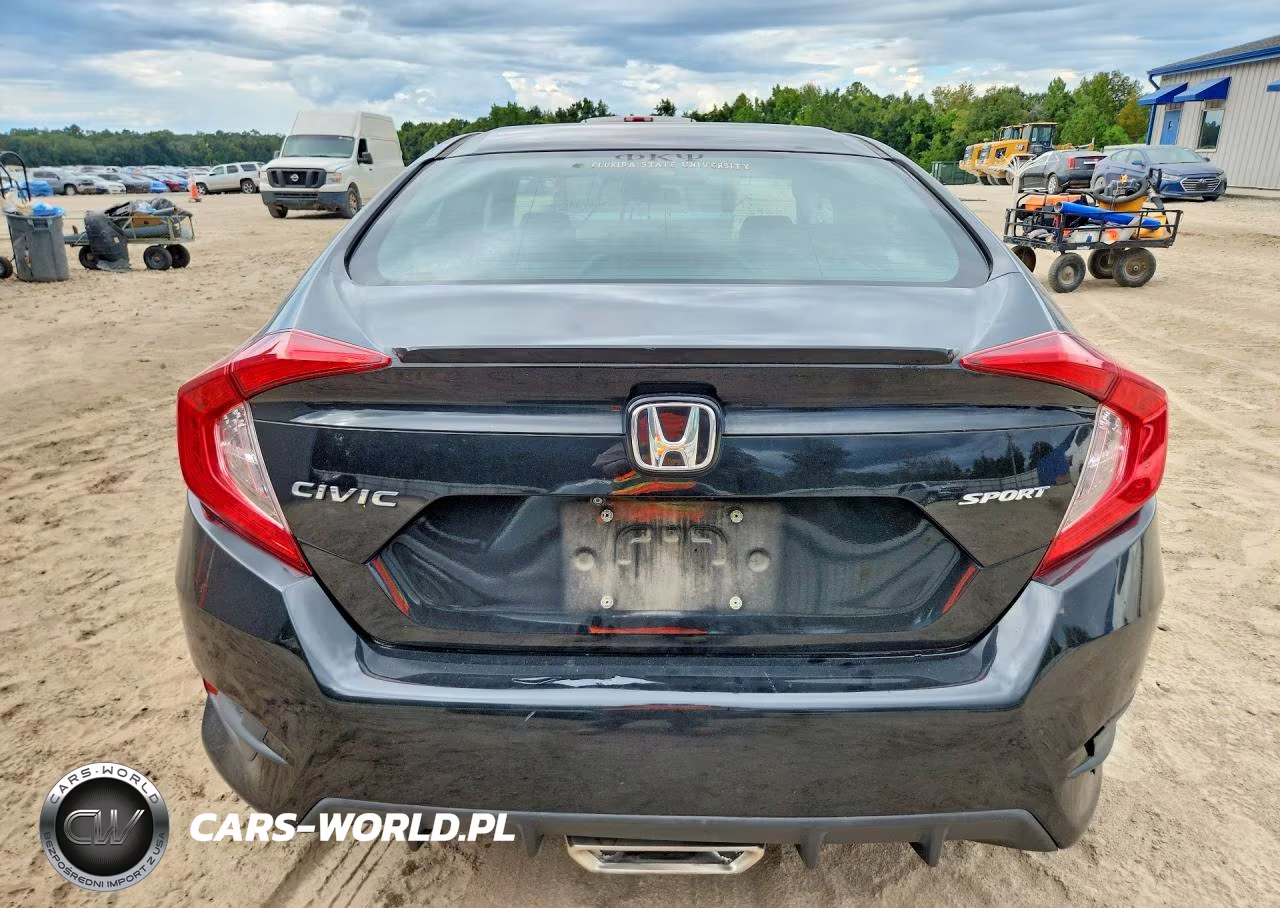 2019 Honda Civic Sport VIN:2HGFC2F80KH596057 - 6