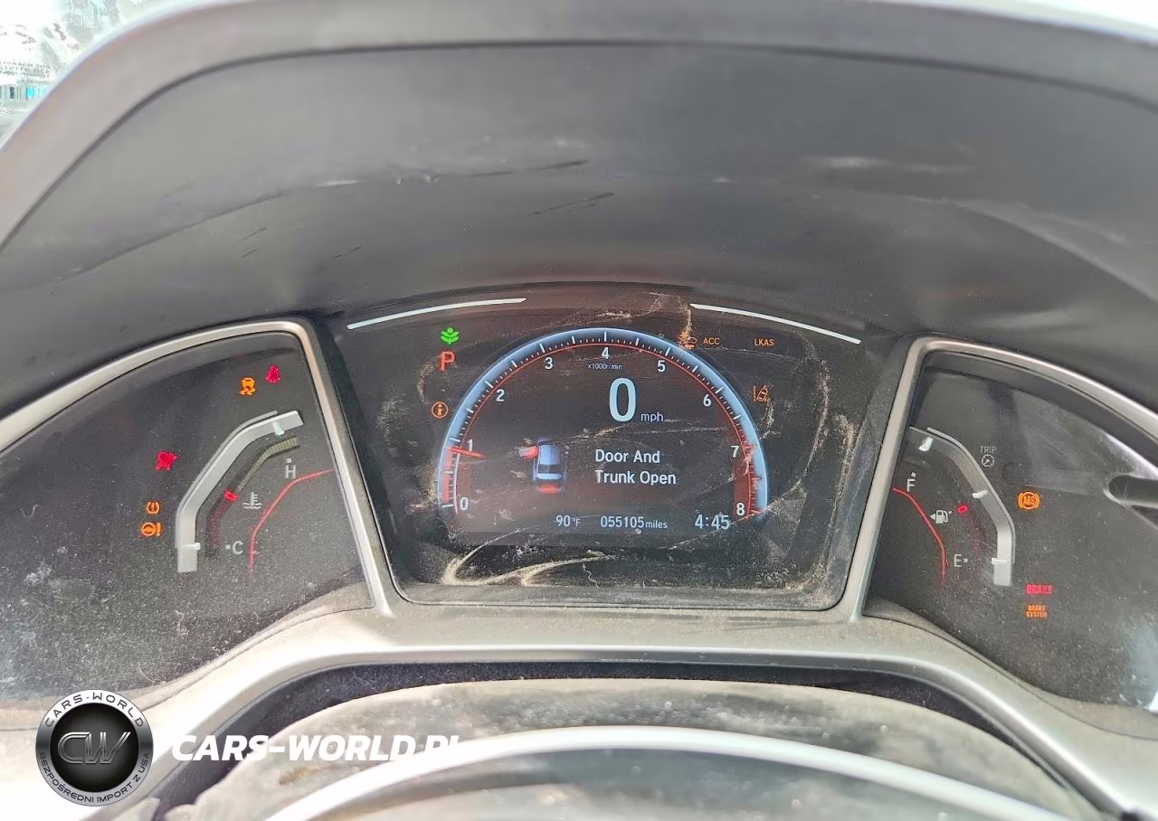 2019 Honda Civic Sport VIN:2HGFC2F80KH596057 - 9