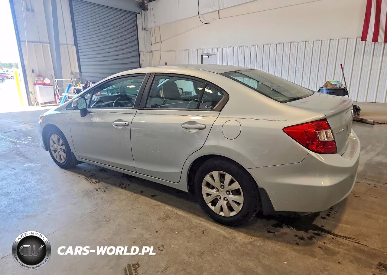 2012 Honda Civic Lx VIN:19XFB2F54CE009296 - 2