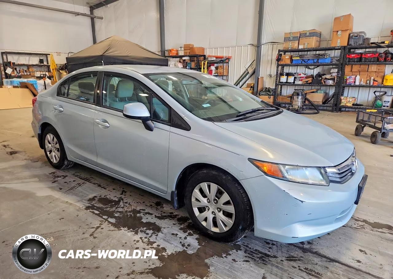 2012 Honda Civic Lx VIN:19XFB2F54CE009296 - 4