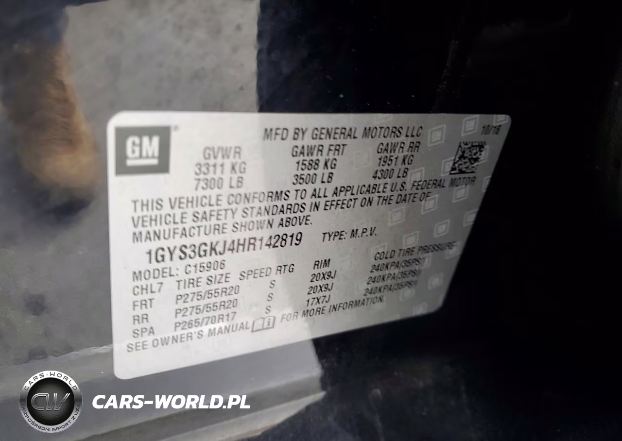 2017 Cadillac Escalade Esv VIN:1GYS3GKJ4HR142819 - 13