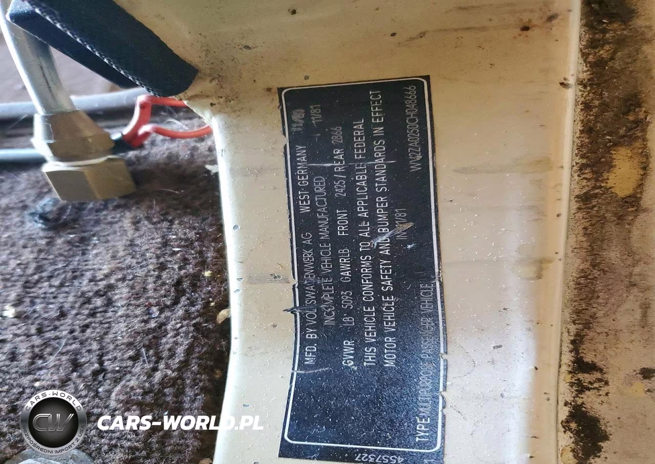 1982 Volkswagen Vanagon Campmobile VIN:WV2ZA0250CH048666 - 13