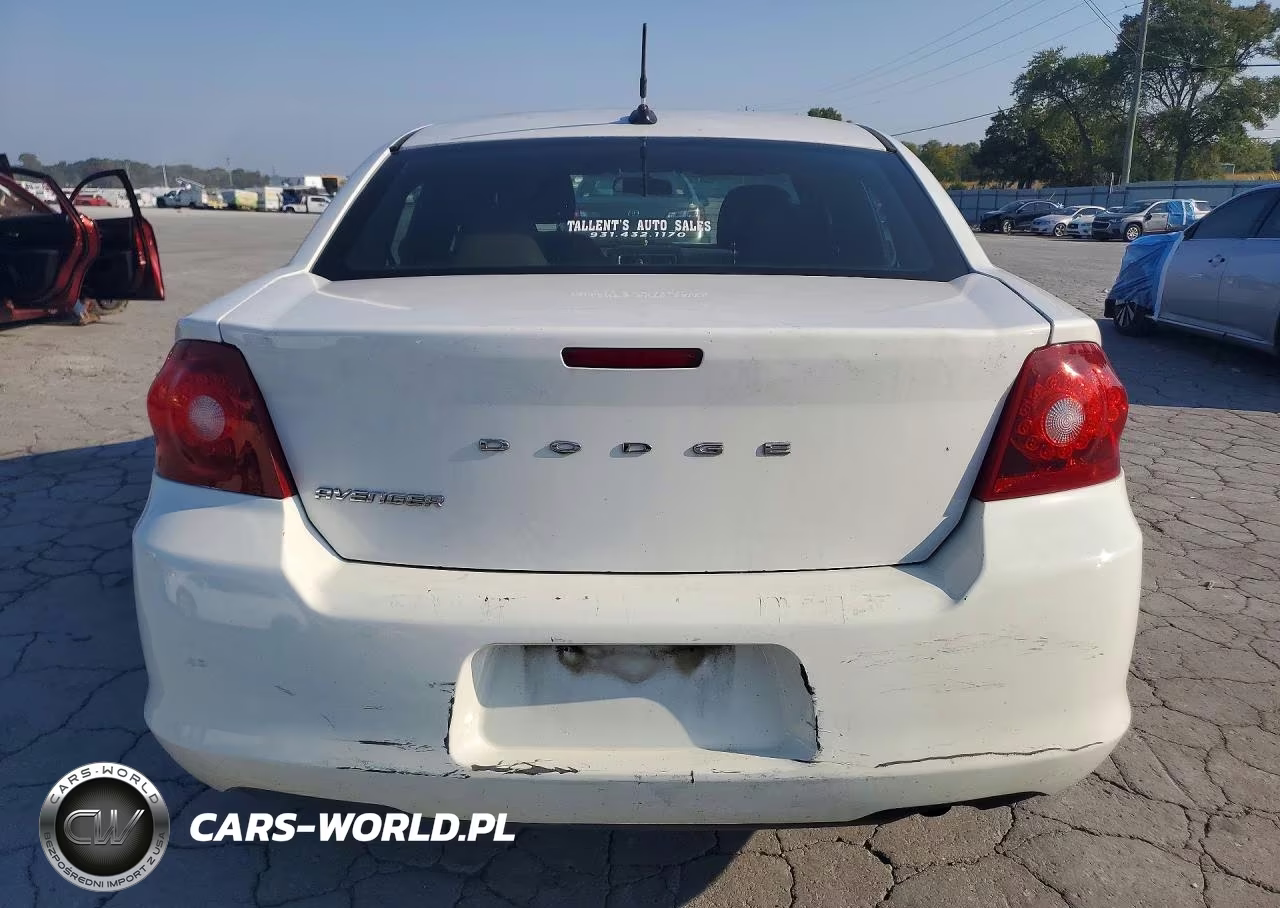 2012 Dodge Avenger Se VIN:1C3CDZAB0CN235340 - 6