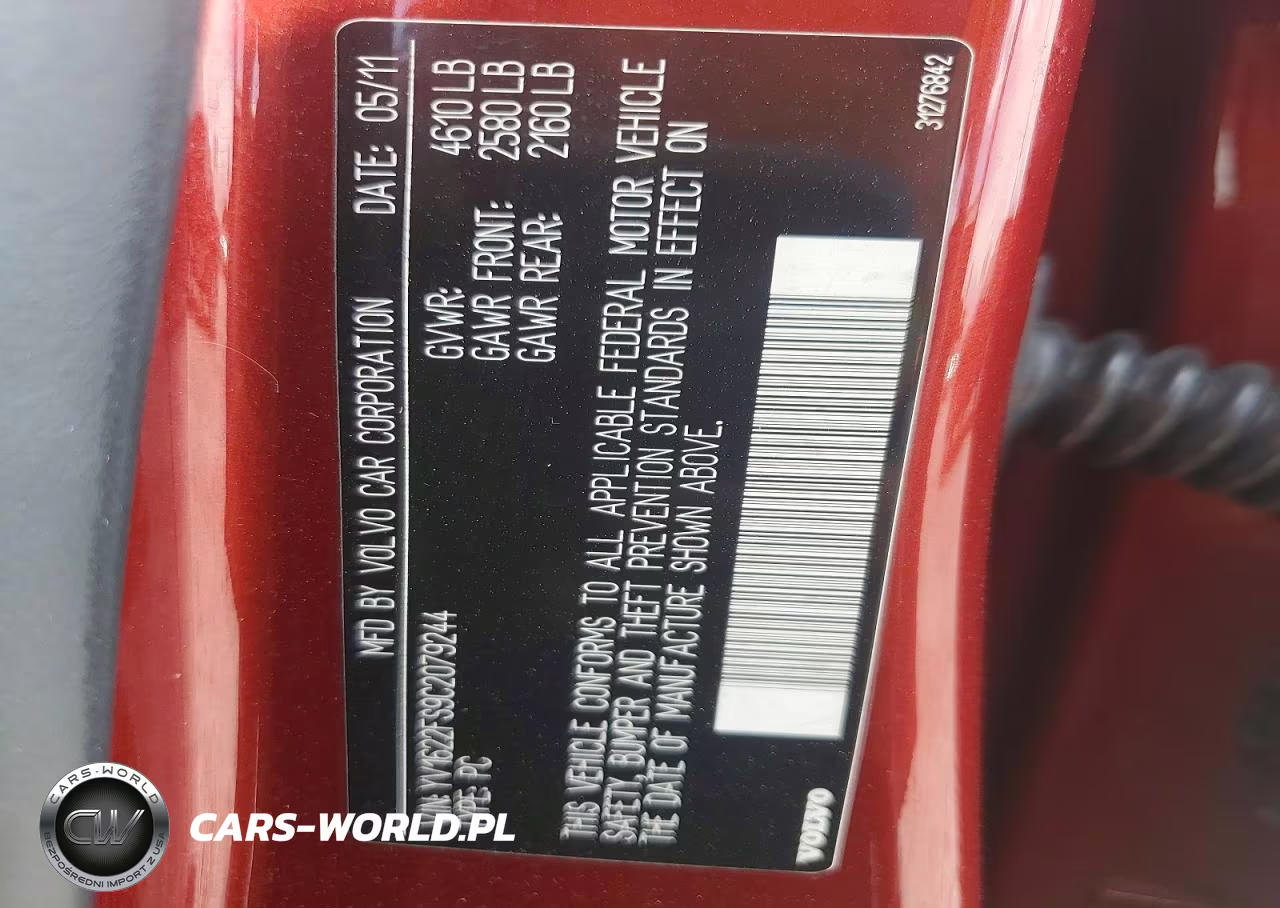 2012 Volvo S60 T5 VIN:YV1622FS9C2079244 - 12