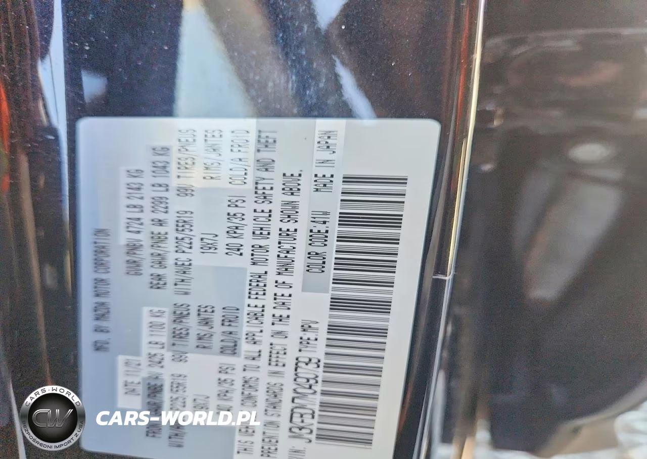 2021 Mazda Cx-5 Grand Touring VIN:JM3KFBDM7M0490739 - 12
