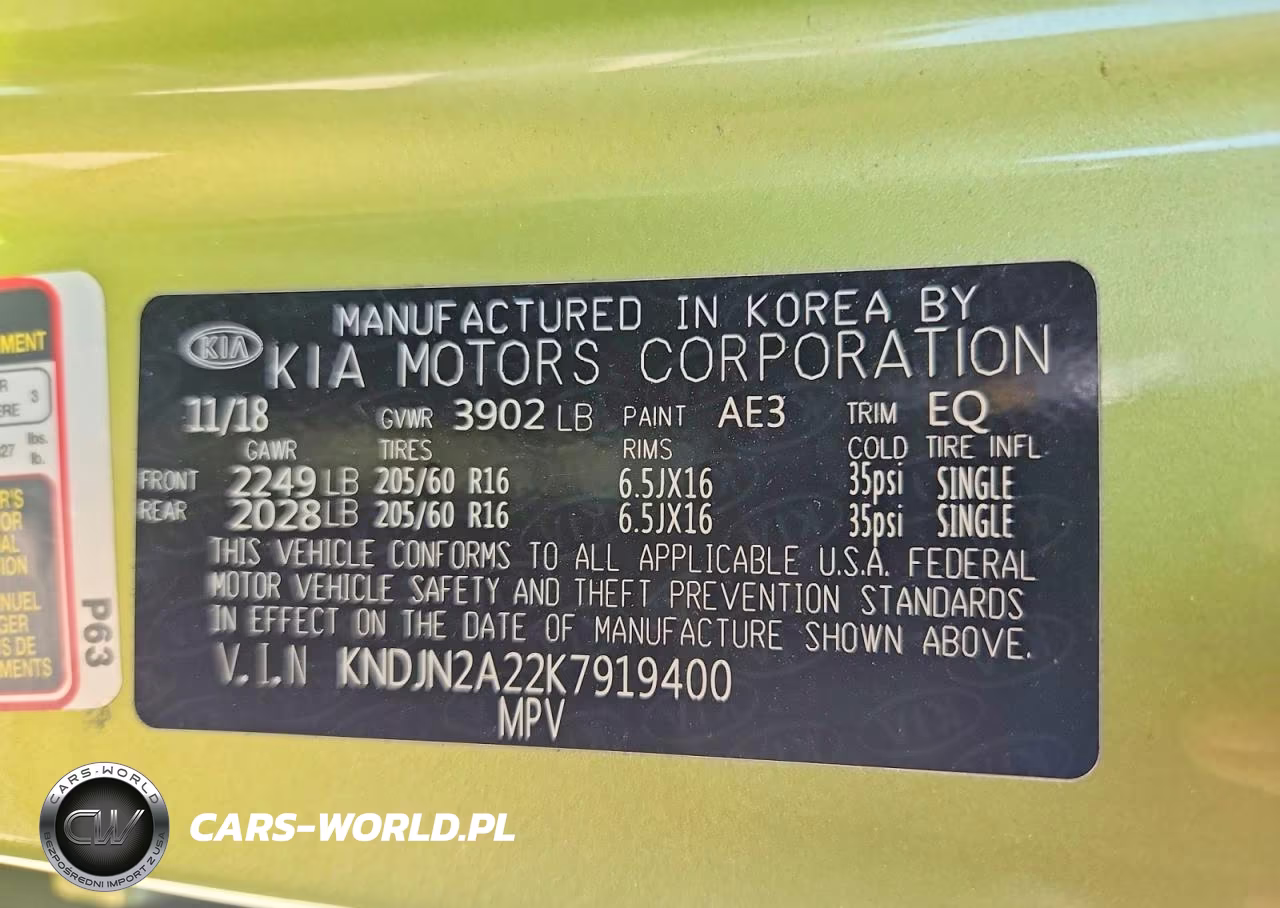 2019 Kia Soul Base VIN:KNDJN2A22K7919400 - 12