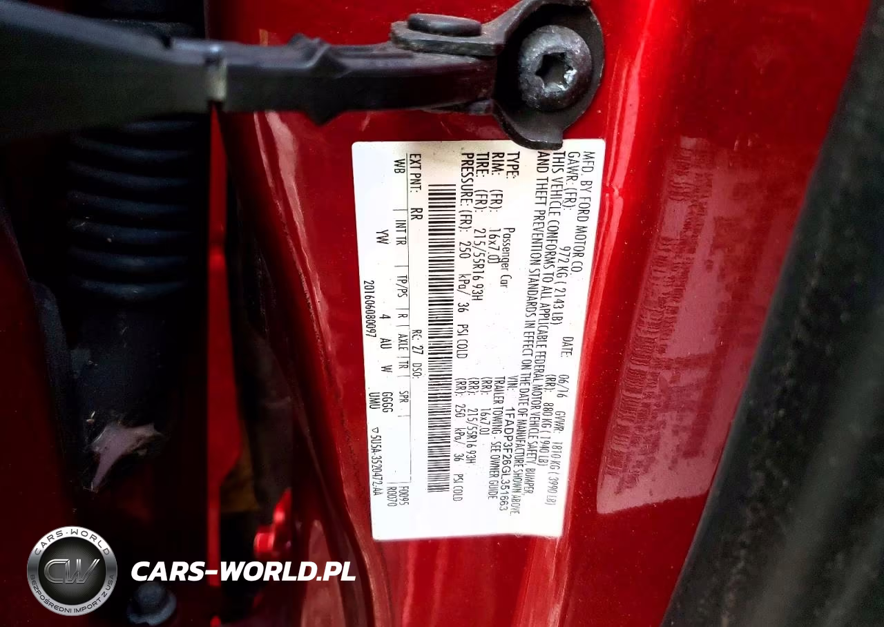 2016 Ford Focus Se VIN:1FADP3F26GL351663 - 12