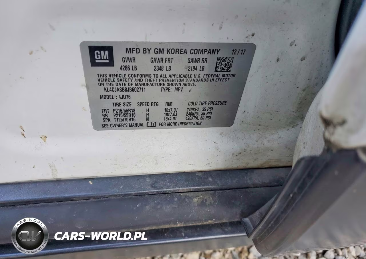 2018 Buick Encore Preferred VIN:KL4CJASB8JB602711 - 12