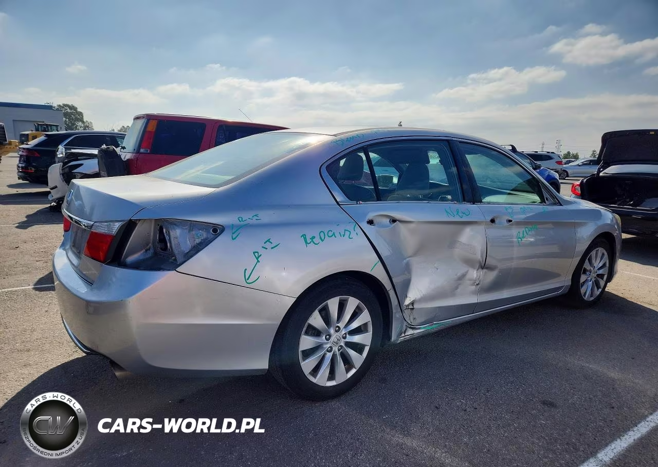 2013 Honda Accord Ex VIN:1HGCR2F71DA017376 - 3