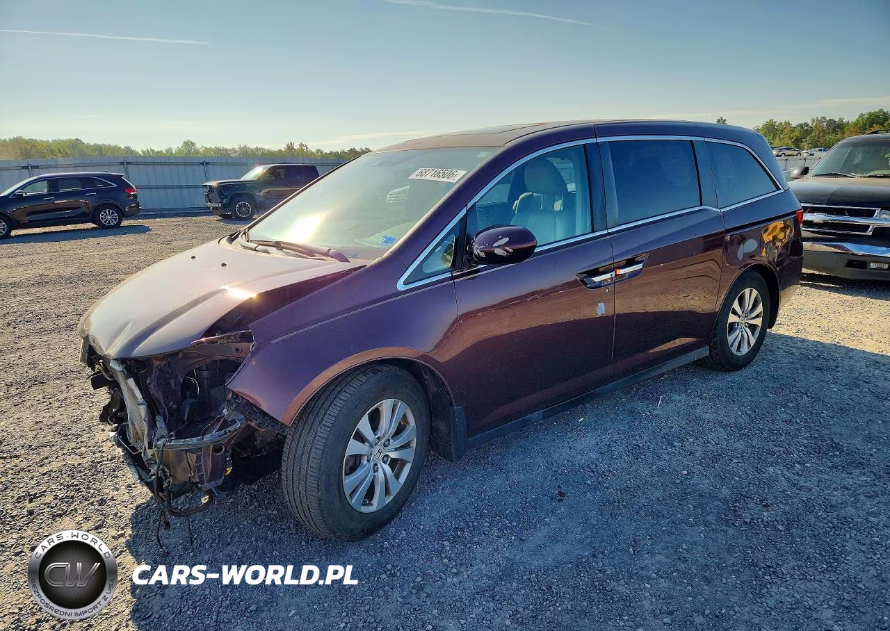 2014 Honda Odyssey Exl VIN:5FNRL5H69EB043653 - 1