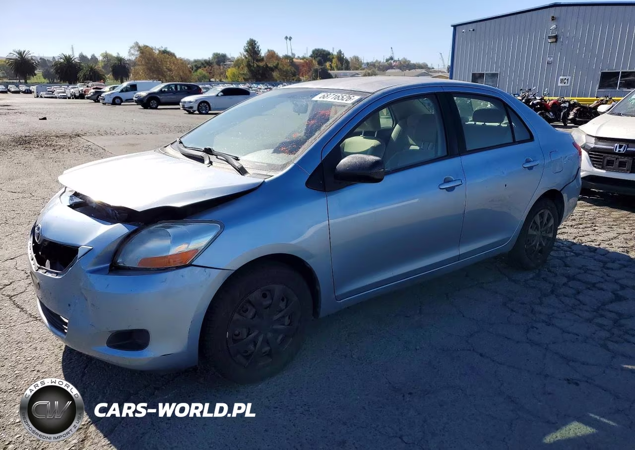 2010 Toyota Yaris Base VIN:JTDBT4K36A1365504 - 1