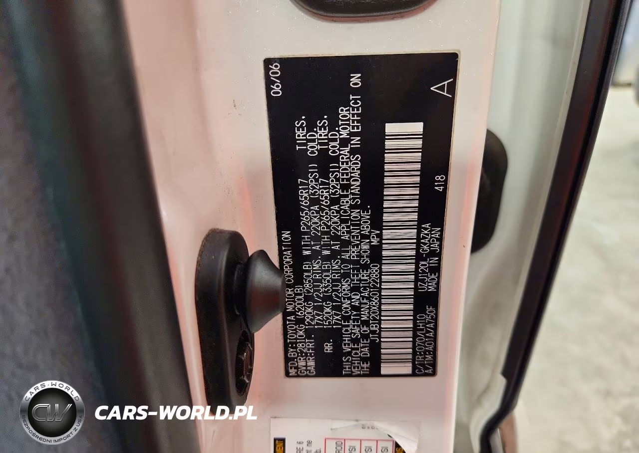2006 Lexus Gx 470 VIN:JTJBT20X860122880 - 14