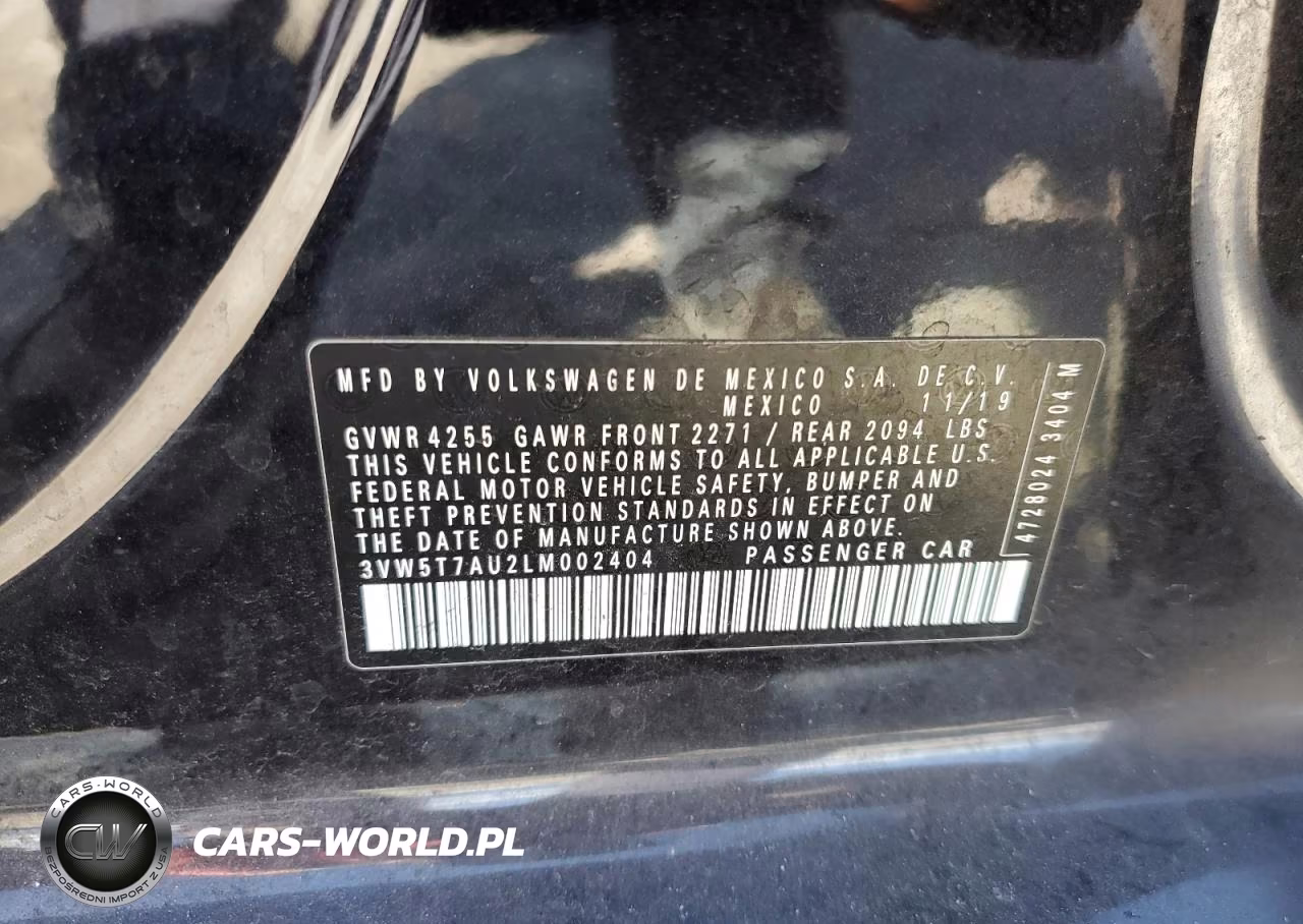 2020 Volkswagen Gti S VIN:3VW5T7AU2LM002404 - 13