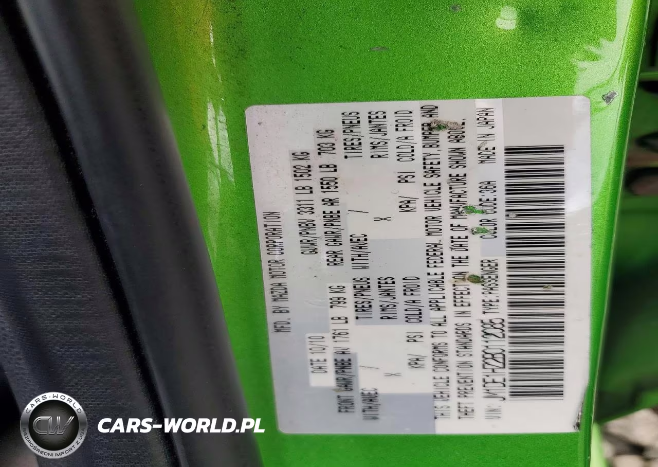 2011 Mazda Mazda2 VIN:JM1DE1HZ2B0112085 - 12