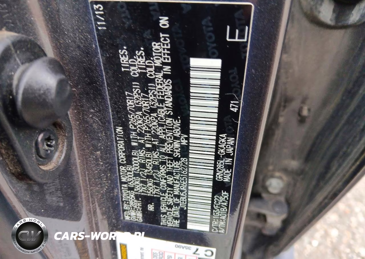2014 Toyota 4Runner Trail VIN:JTEBU5JR6E5162728 - 13