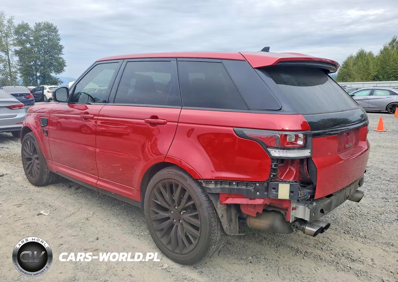 2016 Land Rover Range Rover Sport Svr VIN:SALWZ2EF7GA104104 - 2