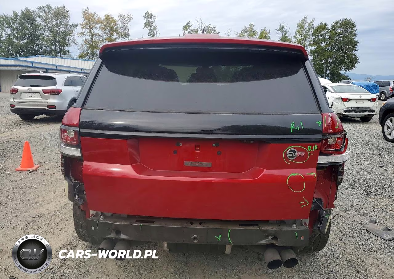 2016 Land Rover Range Rover Sport Svr VIN:SALWZ2EF7GA104104 - 6