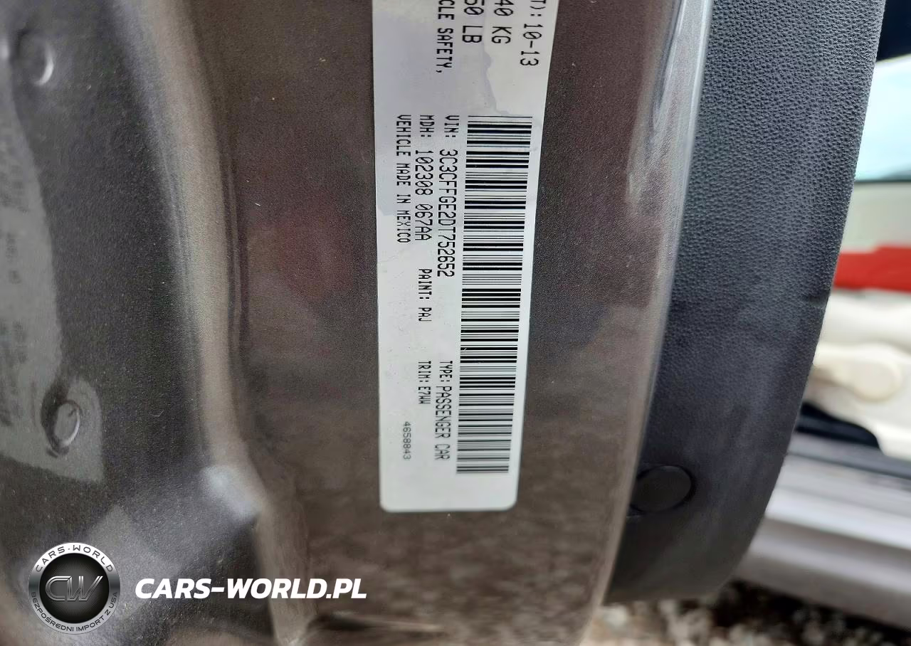 2013 Fiat 500 Electric VIN:3C3CFFGE2DT752652 - 13