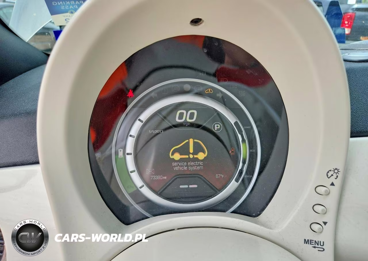 2013 Fiat 500 Electric VIN:3C3CFFGE2DT752652 - 9