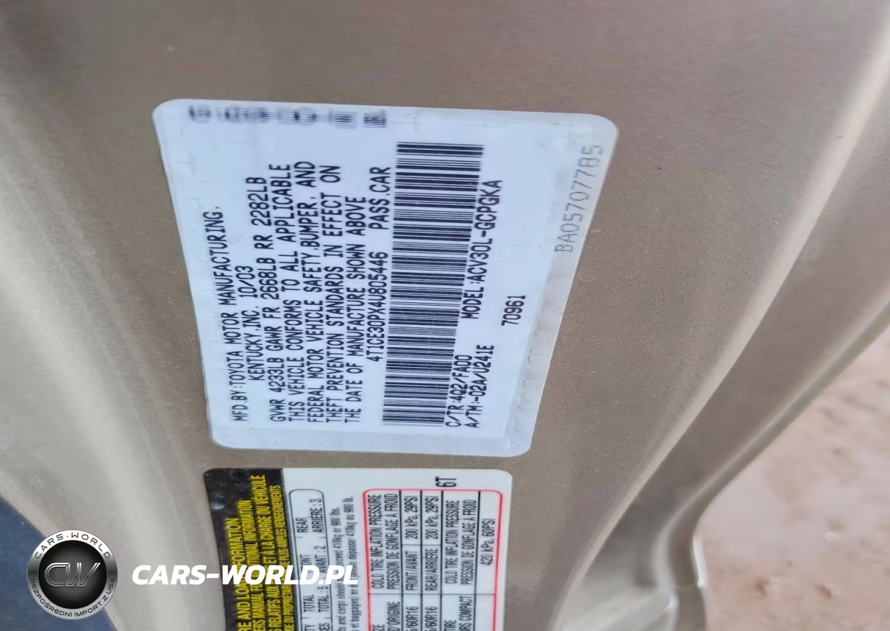 2004 Toyota Camry Solara Sle VIN:4T1CE30PX4U805446 - 13