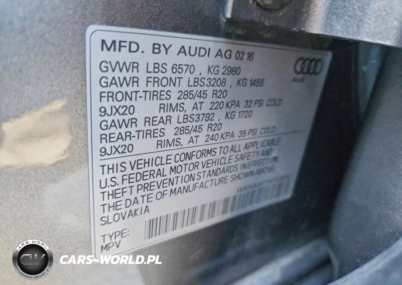 2017 Audi Q7 Prestige VIN:WA1VAAF71HD008183 - 12