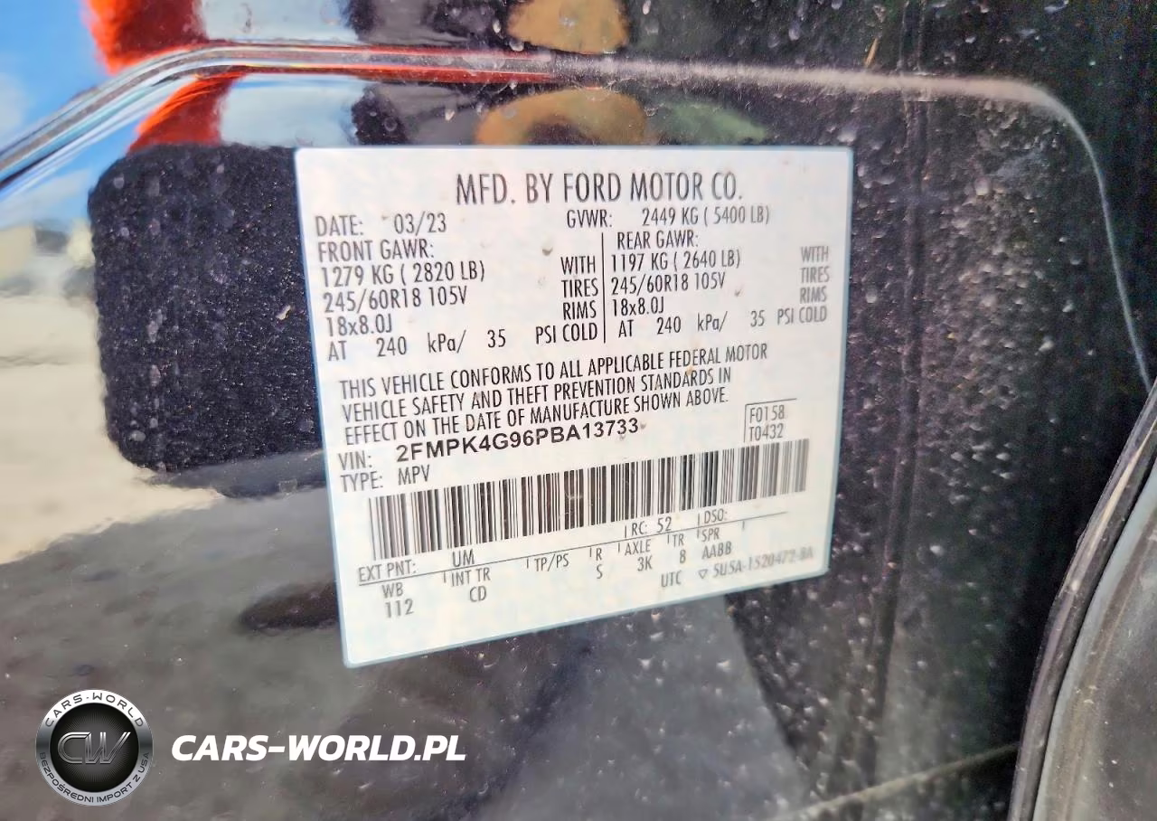 2023 Ford Edge Se VIN:2FMPK4G96PBA13733 - 13