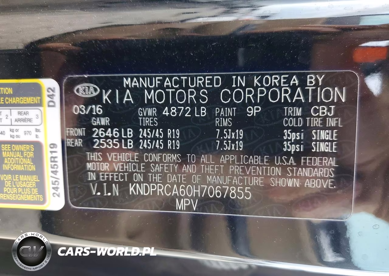 2017 Kia Sportage Sx VIN:KNDPRCA60H7067855 - 13