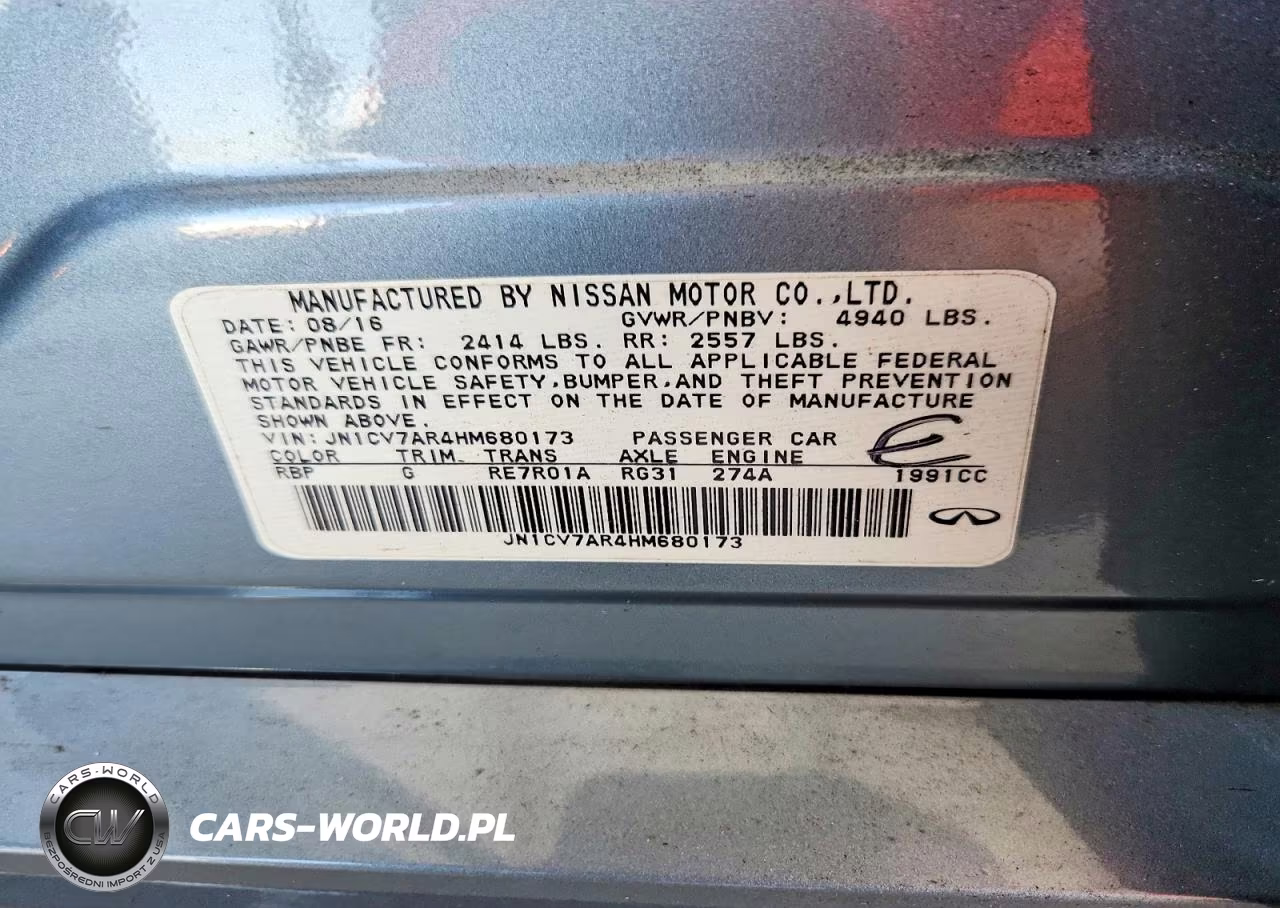 2017 Infiniti Q50 2.0T Premium VIN:JN1CV7AR4HM680173 - 12