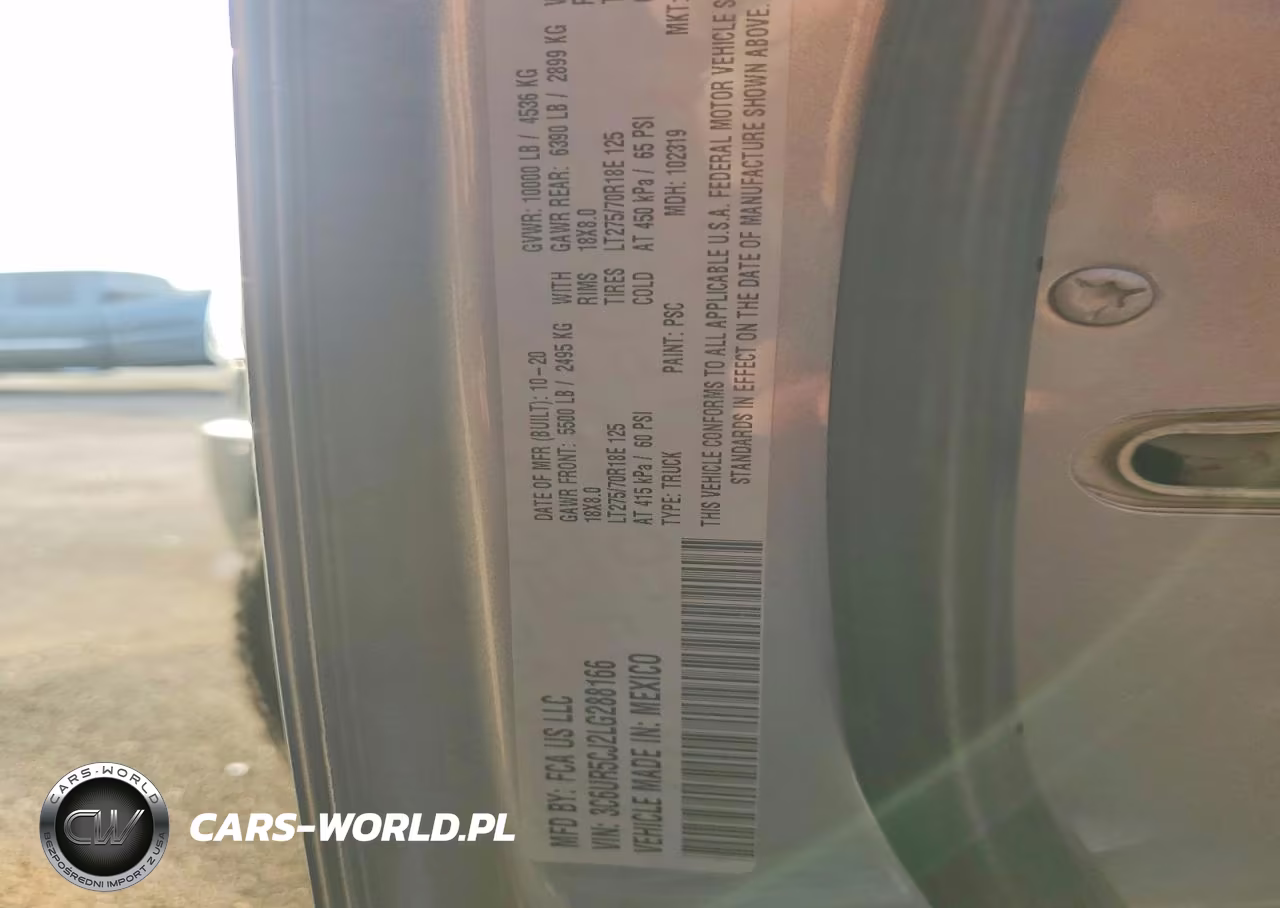 2020 Ram 2500 Tradesman VIN:3C6UR5CJ2LG288166 - 13