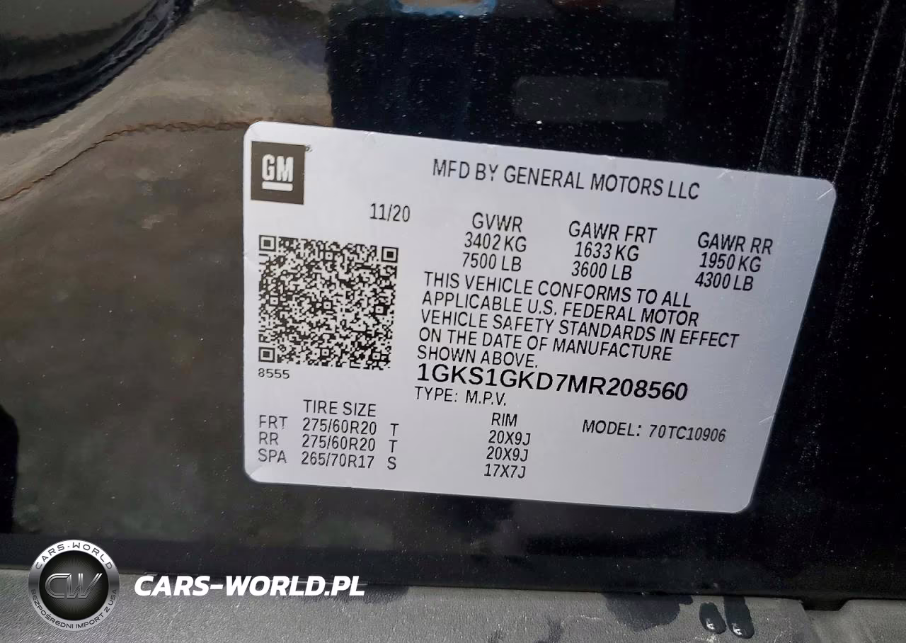 2021 GMC Yukon Xl C1500 Slt VIN:1GKS1GKD7MR208560 - 13