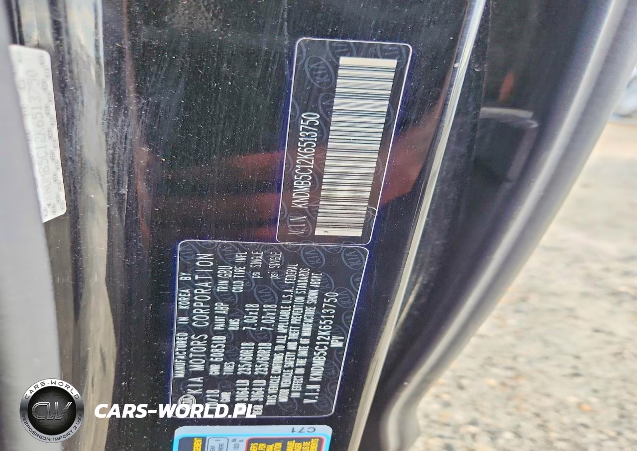 2019 Kia Sedona Ex VIN:KNDMB5C12K6513750 - 14