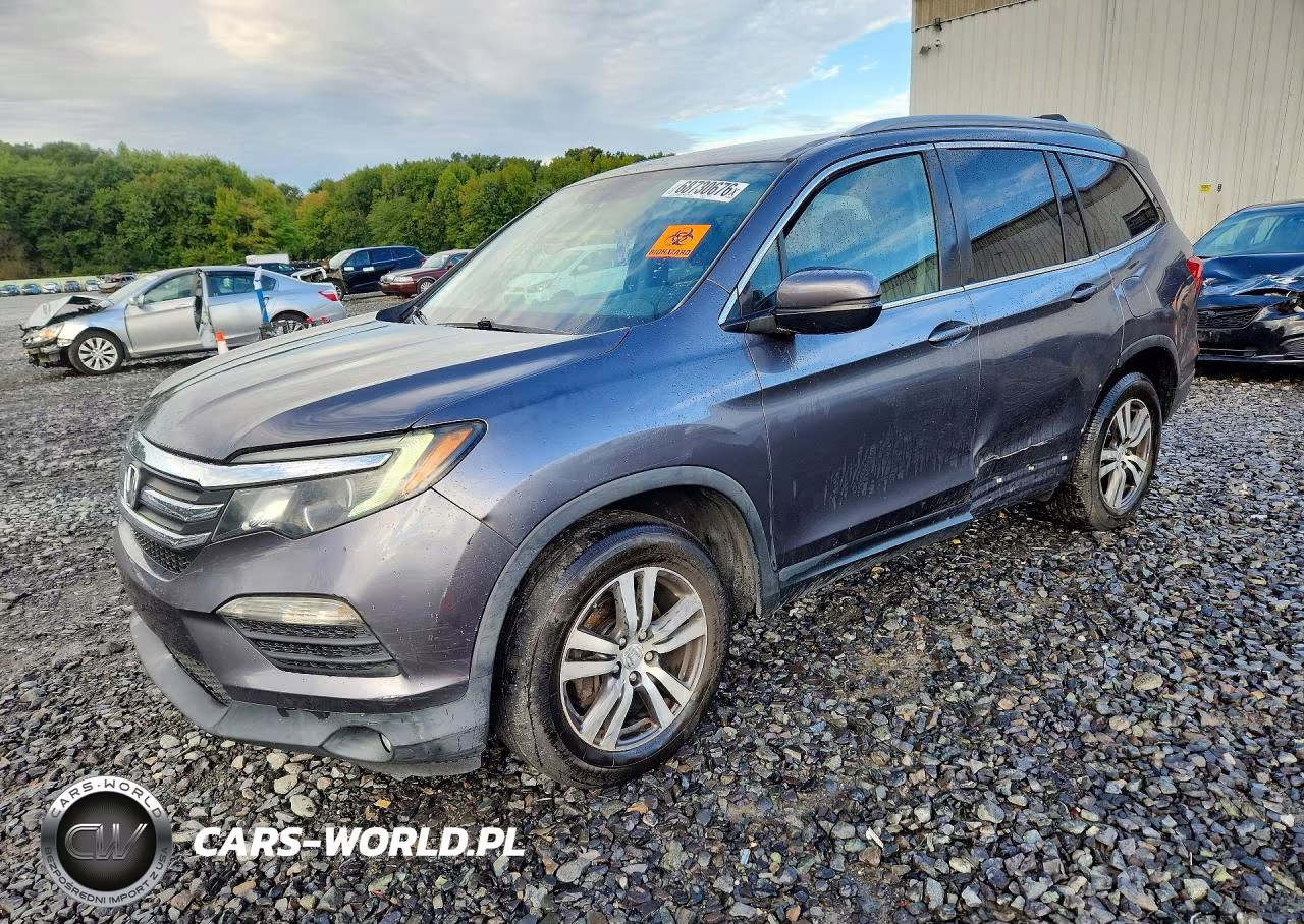 2016 Honda Pilot Exl VIN:5FNYF6H58GB103702 - 1